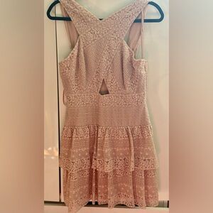 BCBGMaxAzria Beige Satin Dress